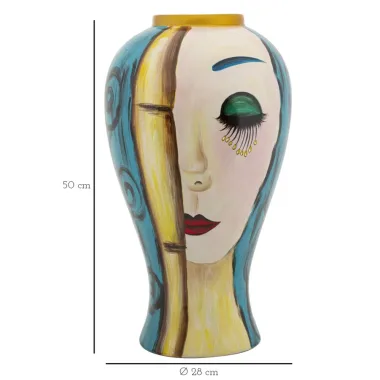 Wazon Ceramika ART Face 28X50 cm